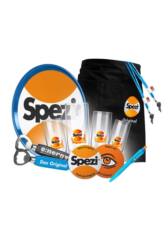 Spezi Party-Set + 2 Spezi Schlüsselbänder